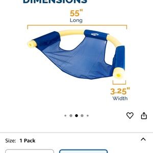 Blue and Yellow Kids Pool Float